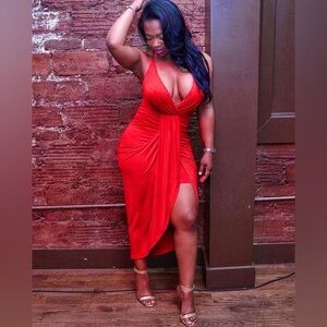 Sexy Red Dress-Valentines Day